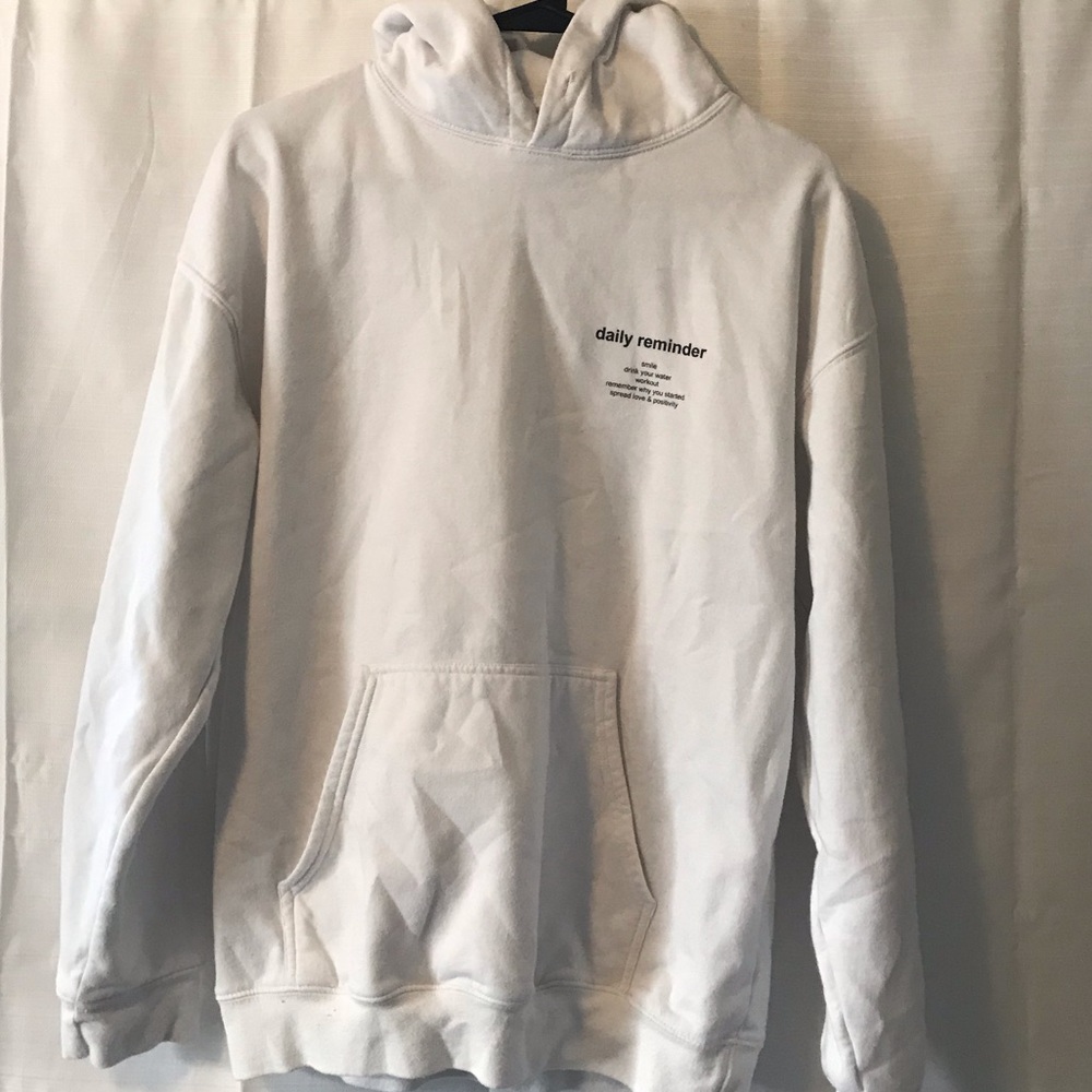 comfy hoodie with cute quote